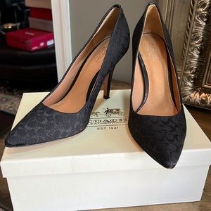 Coach “Ellin” 6CM sig C/Black size 7.5M
